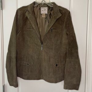 Ruff Hewn Used Authentic Leather Jacket